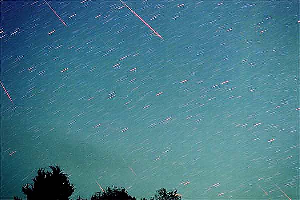 棚倉町で撮影。流星がたくさん(^^)